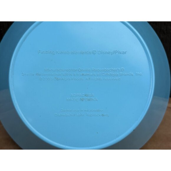 Disney Pixar Finding Nemo Themed Orville Redenbacher's Blue Plastic Popcorn Bowl - Picture 8 of 8
